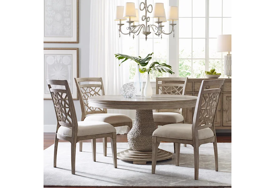 Vista 5 Piece Dining Set by American Drew at Esprit Decor Home Furnishings